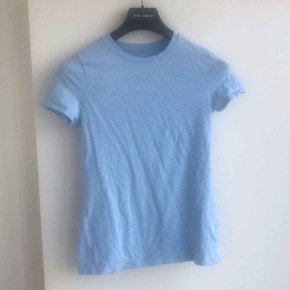 LORD & TAYLOR Blue Fitted T-Shirt, XS